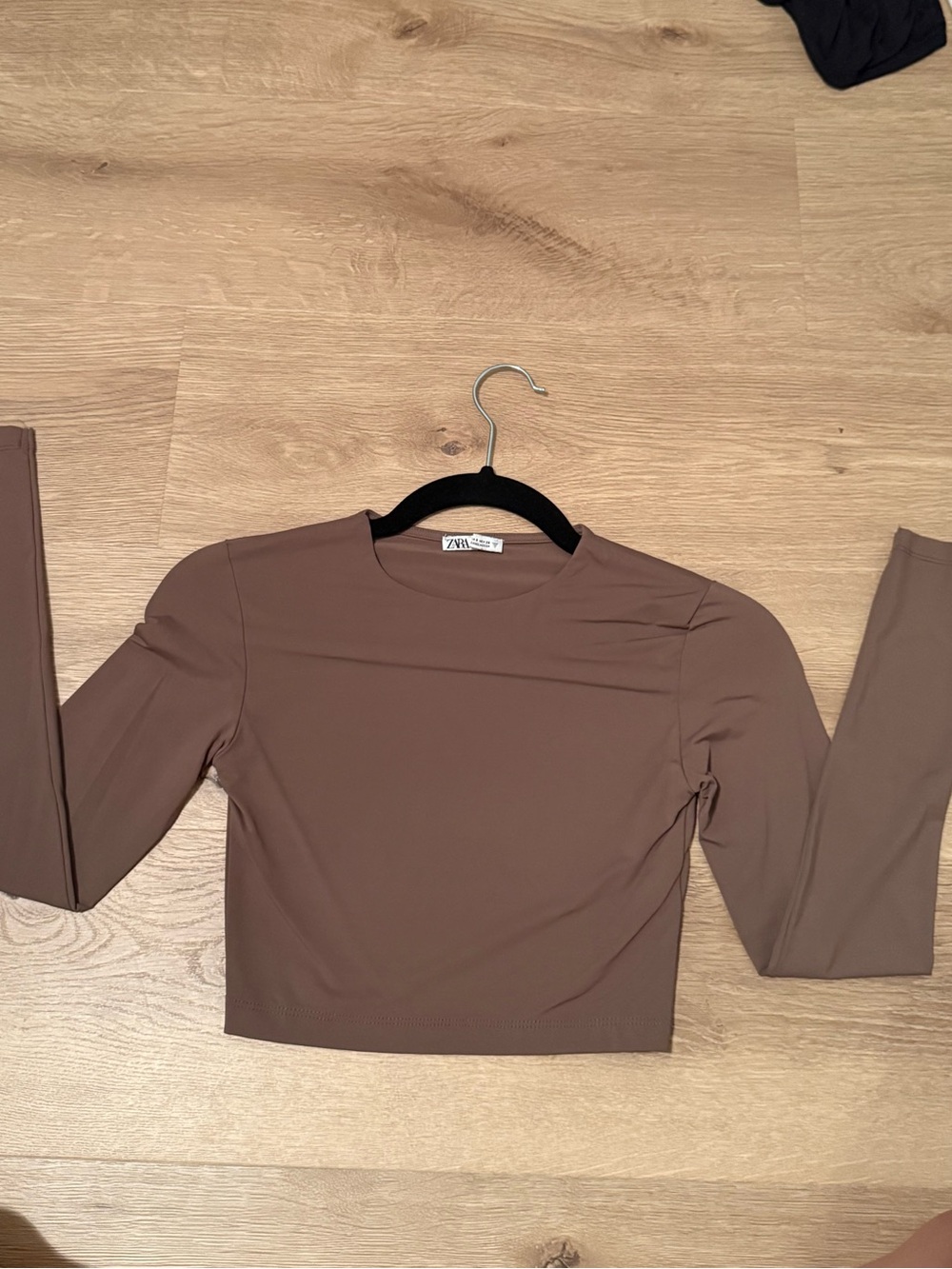 ZARA Taupe Brown Blouse